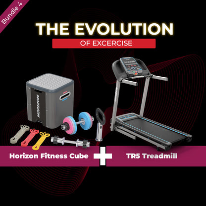 TR5 Treadmill + Horizon Cube